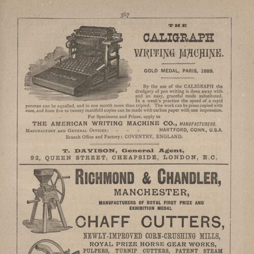 21 x 17.5 x cm; XLII p. + 438 p., p. Ι-IX advertisements, p. ΙΙ bookplate CPC, p. [Χ] half-title page with illustration a